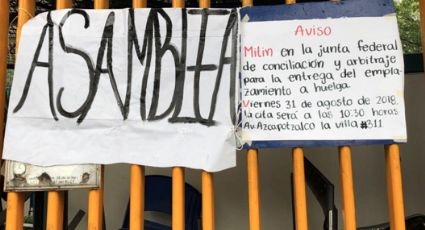Estudiantes en paro del CCH Azcapotzalco preparan asamblea 