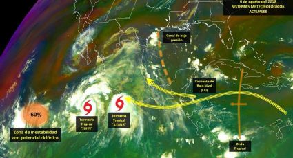 Tormentas tropicales en el Pacífico dejarán lluvias en 31 entidades del país  