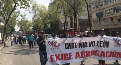 Sin incidentes concluye marca y manifestación de la CNTE