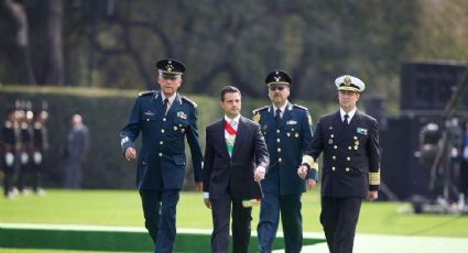 Fuerzas armadas hacen reconocimiento a Peña Nieto por su apoyo