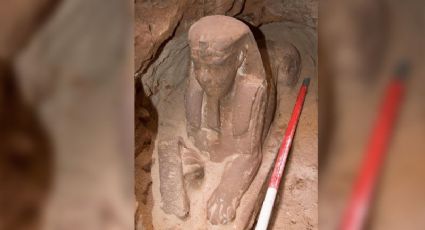 Arqueólogos egipcios descubren una esfinge de piedra arenisca (FOTOS) 