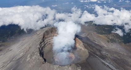 Detectan domo de lava en el volcán Popocatépetl