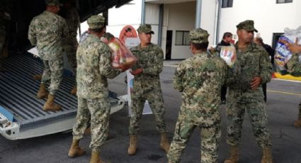 Semar inicia entrega de víveres para damnificados en Sinaloa