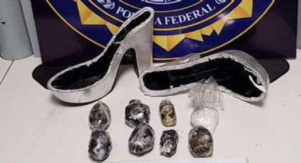 Policía Federal decomisa zapatillas con 200 gramos de crystal en Querétaro