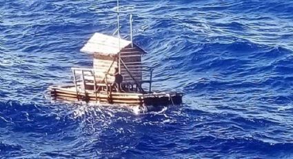 Joven sobrevive 48 días en alta mar en trampa flotante para peces