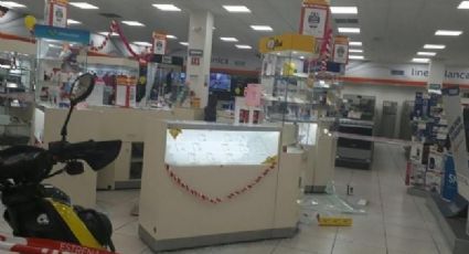 Sujetos armados asaltan tienda de electrodomésticos en Neza