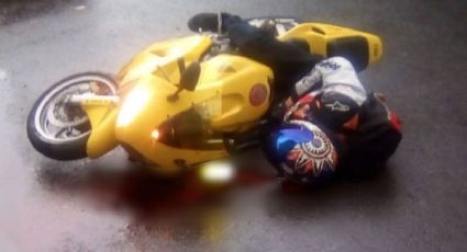 Un balazo le atraviesa el casco y mata a motociclista en CTM Culhuacán