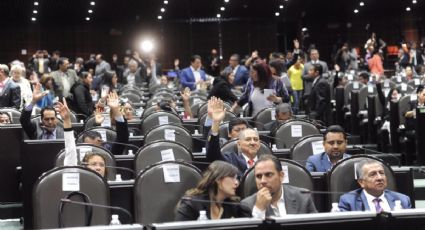 Activistas protestan en San Lázaro contra asignación de comisiones al PES