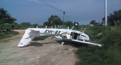 Se desploma avioneta en Guerrero; hay 1 lesionado (FOTOS)