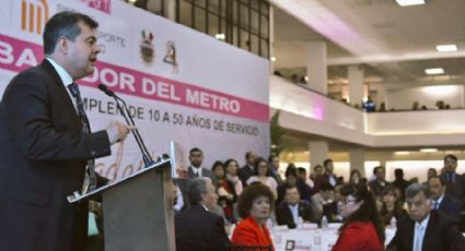 Gob-CDMX reconoce trayectoria de trabajadores del Metro