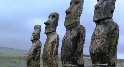 Crean hipótesis en base a la ubicación de las estatuas de la isla de Pascua