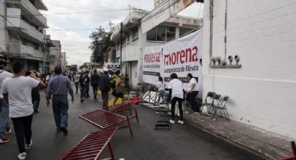 Suspenden asambleas de Morena en Morelos por actos vandálicos