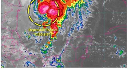 En el Golfo de México se forma la depresión tropical 17