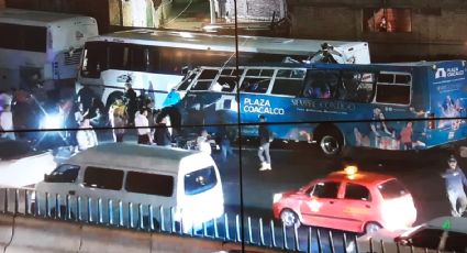 Choque de autobuses en la México-Pachuca deja varios heridos (VIDEO)
