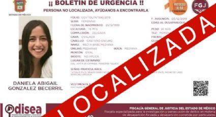 Localizan a Daniela Abigail González, reportada como desaparecida en Toluca