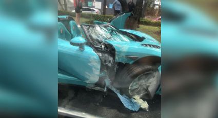 Koenigsegg CCXR Special One, queda destrozado tras percance en CDMX (VIDEO)