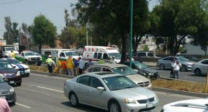 Accidente vehicular provoca cierre en autopista México-Querétaro