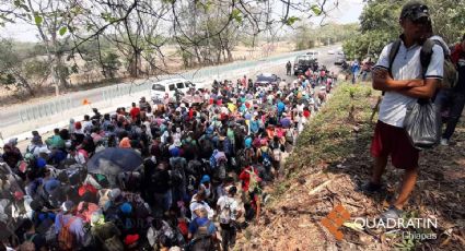 Nueva caravana de migrantes sale de Chiapas rumbo a EEUU