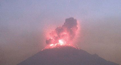 Popocatépetl registra explosión de moderada intensidad