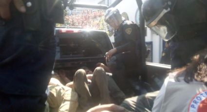 Impiden policías de SSC-CDMX linchamiento de cuatro acusados de robo de camioneta