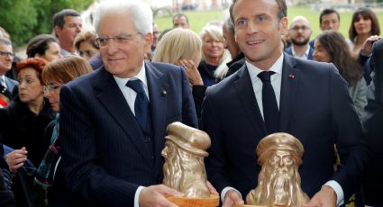 Macron y Mattarella conmemoran 500 años de la muerte de Da Vinci (VIDEO)
