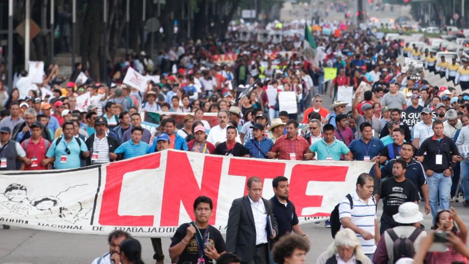 La CNTE reactiva sus movilizaciones en Oaxaca.