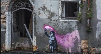 Banksy reconoce autoría de graffiti de inmigrante en Venecia (VIDEO)