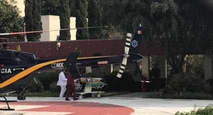 Trasladan vía aérea a hombre baleado a hospital Balbuena
