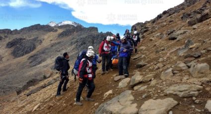 CRM participó en el rescate de practicante de montañismo en el Iztlacihuatl