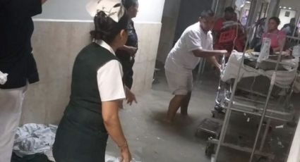 Afectaciones en hospitales del IMSS en Reynosa por intensas lluvias