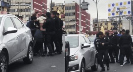 Presenta SSC a cuatro policías ante la Fiscalía de Delitos Sexuales por abuso en detención de una automovilista