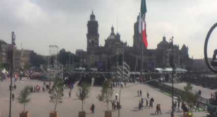 Primeros contingentes arriban al Zócalo por festejo de AMLO