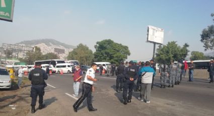 Federales vuelven a cerrar autopista México-Pachuca