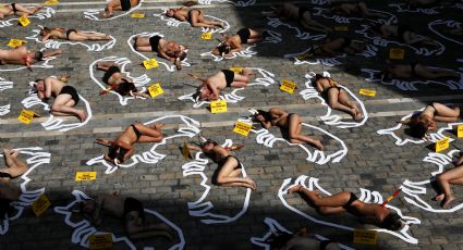 Activistas piden fin de corridas de toros en Pamplona (FOTOS)