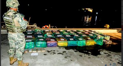 Marina decomisa 1.2 toneladas de cocaína en costas de Chiapas