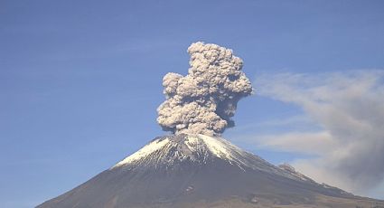 Popocatépetl emite 175 exhalaciones en las últimas 24 horas