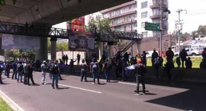 Protestan policías federales ante indiferencia de Durazo en Periférico Sur