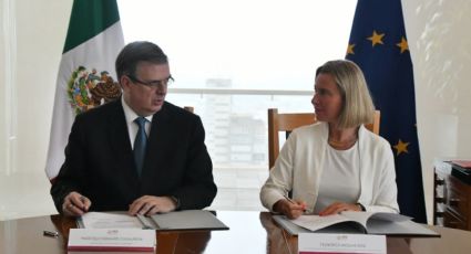Ebrard y  Federica Mogherini destaca modernización del Acuerdo global entre México y UE