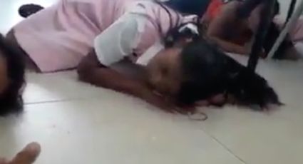 Viven estudiantes de secundaria en Chiapas momentos de terror por balacera (VIDEO)