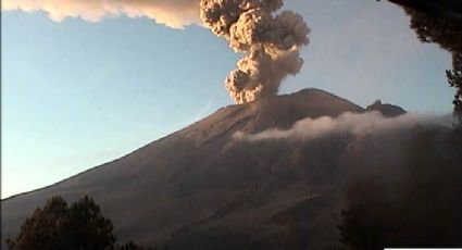Registra Popocatépetl 17 explosiones en 24 horas