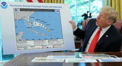 Trump valida error con mapa alterado de la trayectoria de Dorian