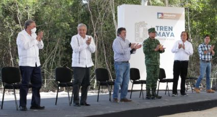 Destaca AMLO avances en Tren Maya y aeropuerto Felipe Ángeles