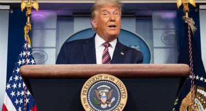 Televisoras estadunidenses cortan discurso de Trump