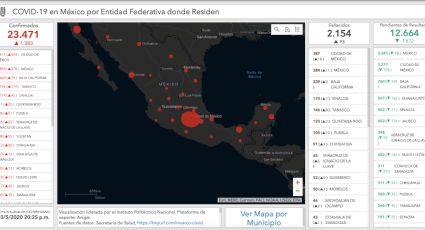 Crea IPN mapa interactivo de datos sobre Covid-19 en México