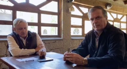'Austeri... ¿que?' Marcelo Ebrard esconde su Rolex en video con AMLO