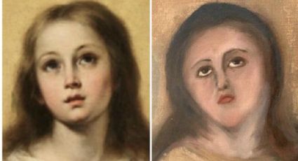 La fallida restauración de una Virgen de Murillo