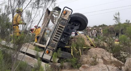Vuelco de camión militar deja seis muertos y cuatro heridos