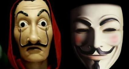 Adolescentes confunden la máscara de Anonymous con La Casa de Papel