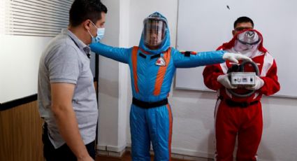 Mexicanos crean traje inflable contra Covid-19 inspirado en Star Trek