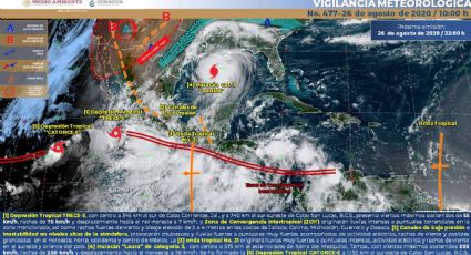 Depresiones tropicales pasarán por BC y Jalisco: SMN